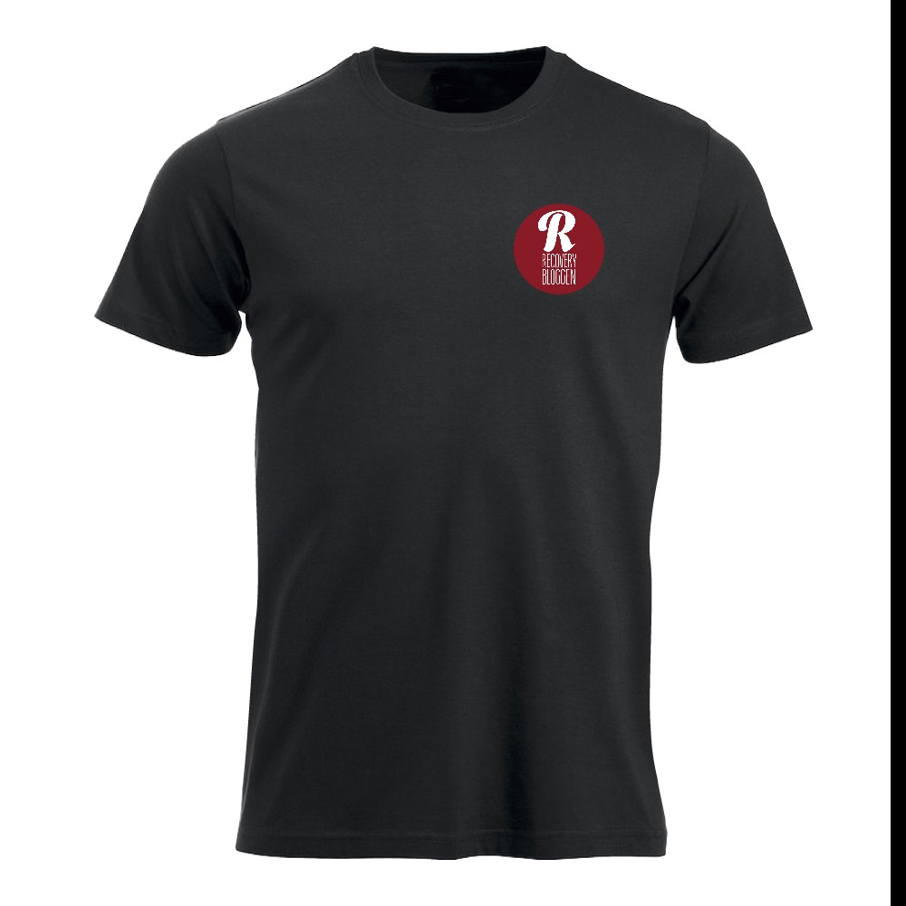 Recoverybloggen - Enkel t-skjorte med liten logo